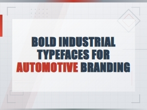 Bold Industrial Typefaces for Modern Automotive Branding and Auto Shops
